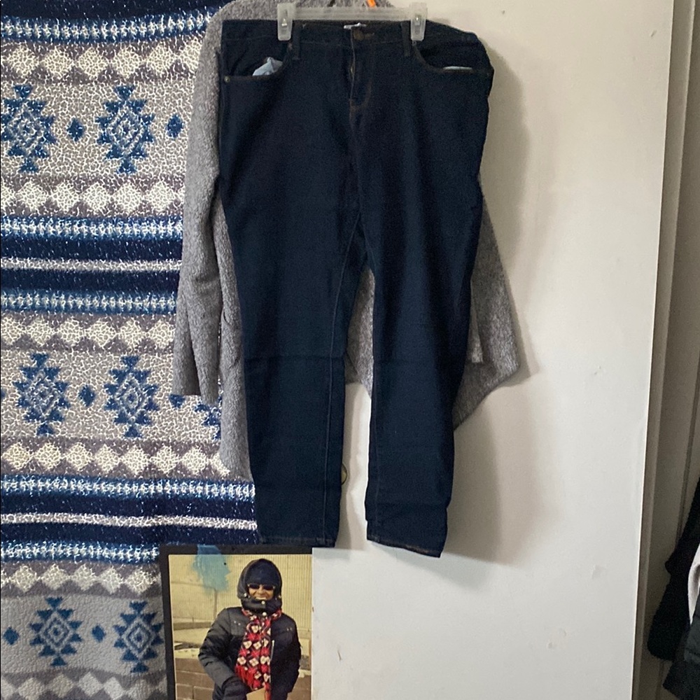 Dark Blue Denim Jeans